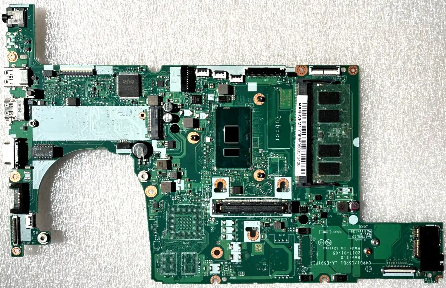 Acer Travelmate P648-G2-M m/board w/Intel i5-7200u 4Gb RAM NB.VFM11.00F