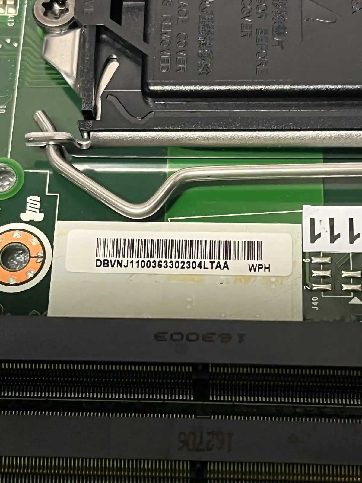 Acer Veriton N4640G LGA 1151 motherboard DB.VNJ11.003
