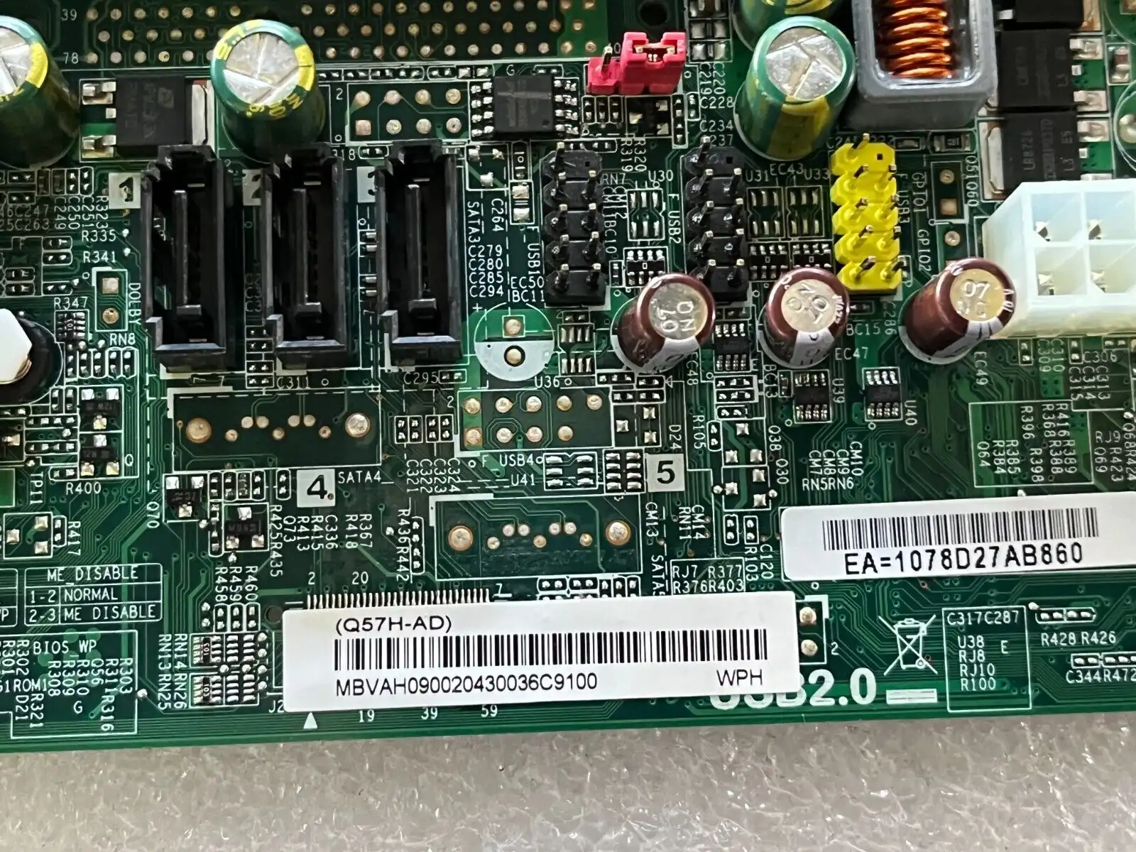 Acer Veriton x680 x680g Q57H-AD motherboard LGA1156 DDR3 MB.VAH09.002