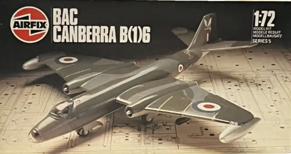 Airfix BAC Canberra B(1)6 1/72 Airplane Model Kit