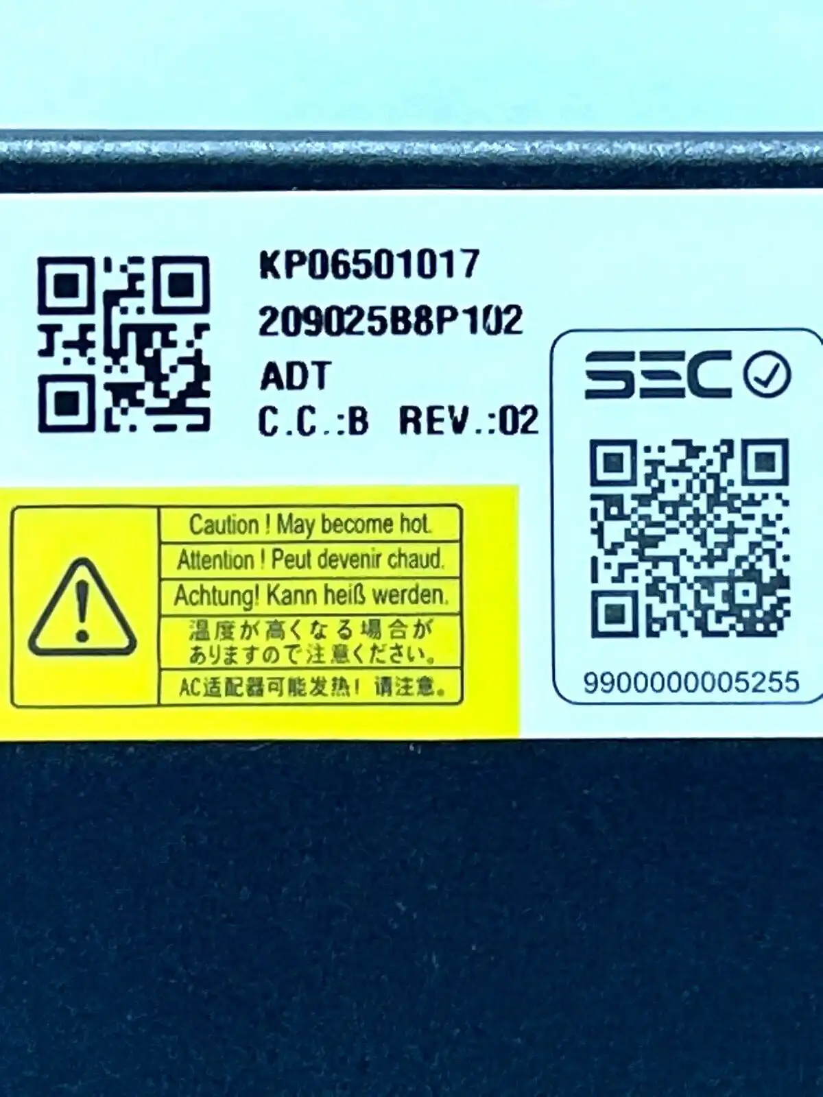 Genuine Acer AC Adaptor 65W USB-C Delta Electronics ADP-65KE B KP.06501.017