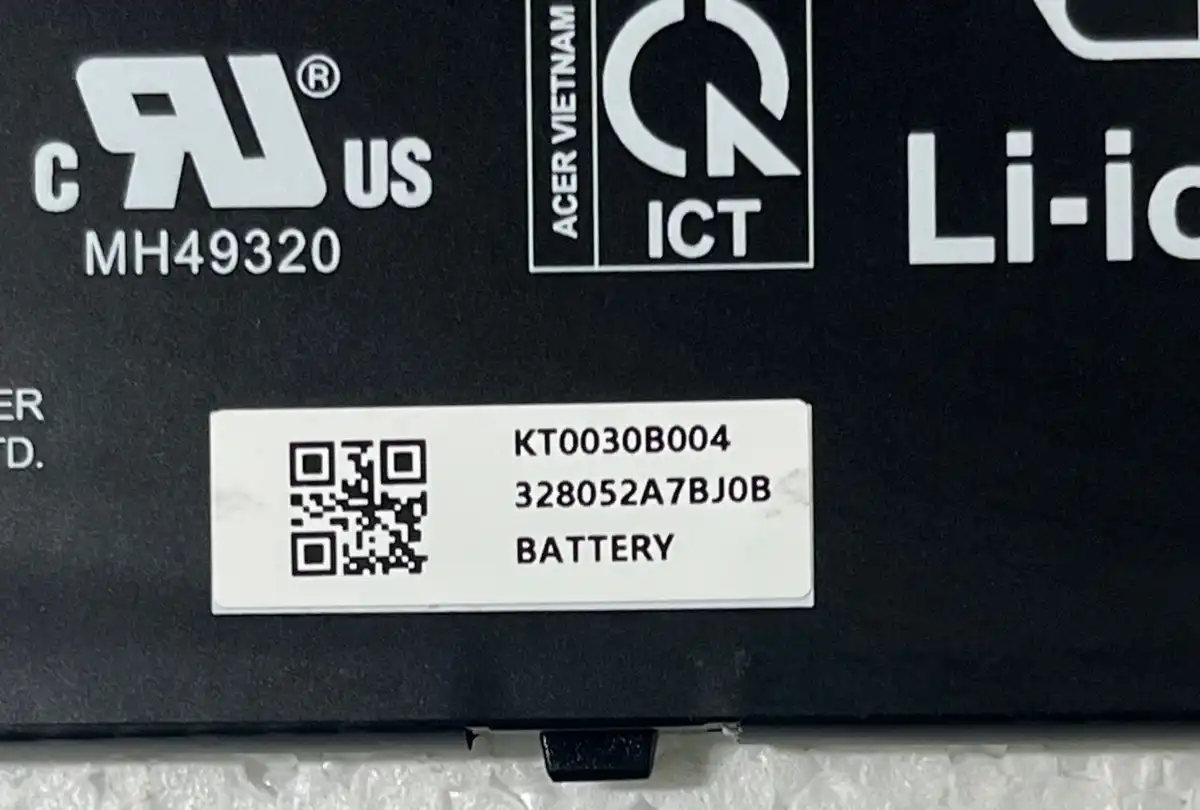Genuine Acer battery AP20CBL (3ICP5/82/70)