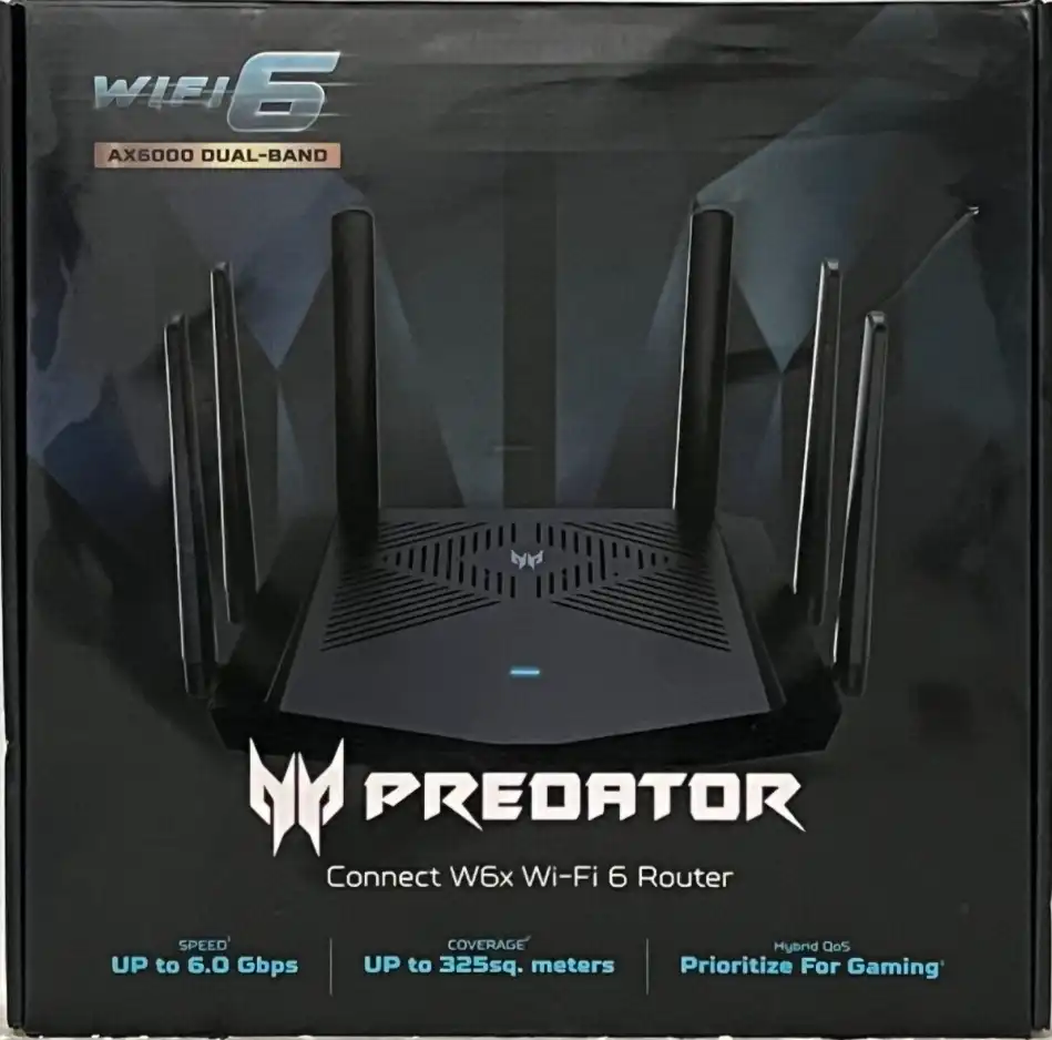 PREDATOR CONNECT W6x AX6000 Wi-Fi 6 Gaming Router
