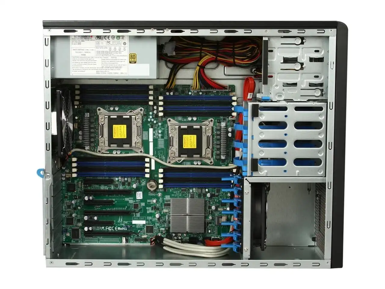 SuperMicro SYS-7037A-I Mid-Tower Server BAREBONE with X9DAi Motherboard